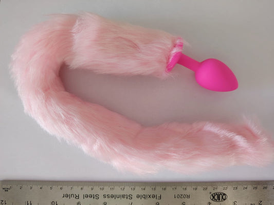 Dildo anal cola de zorro