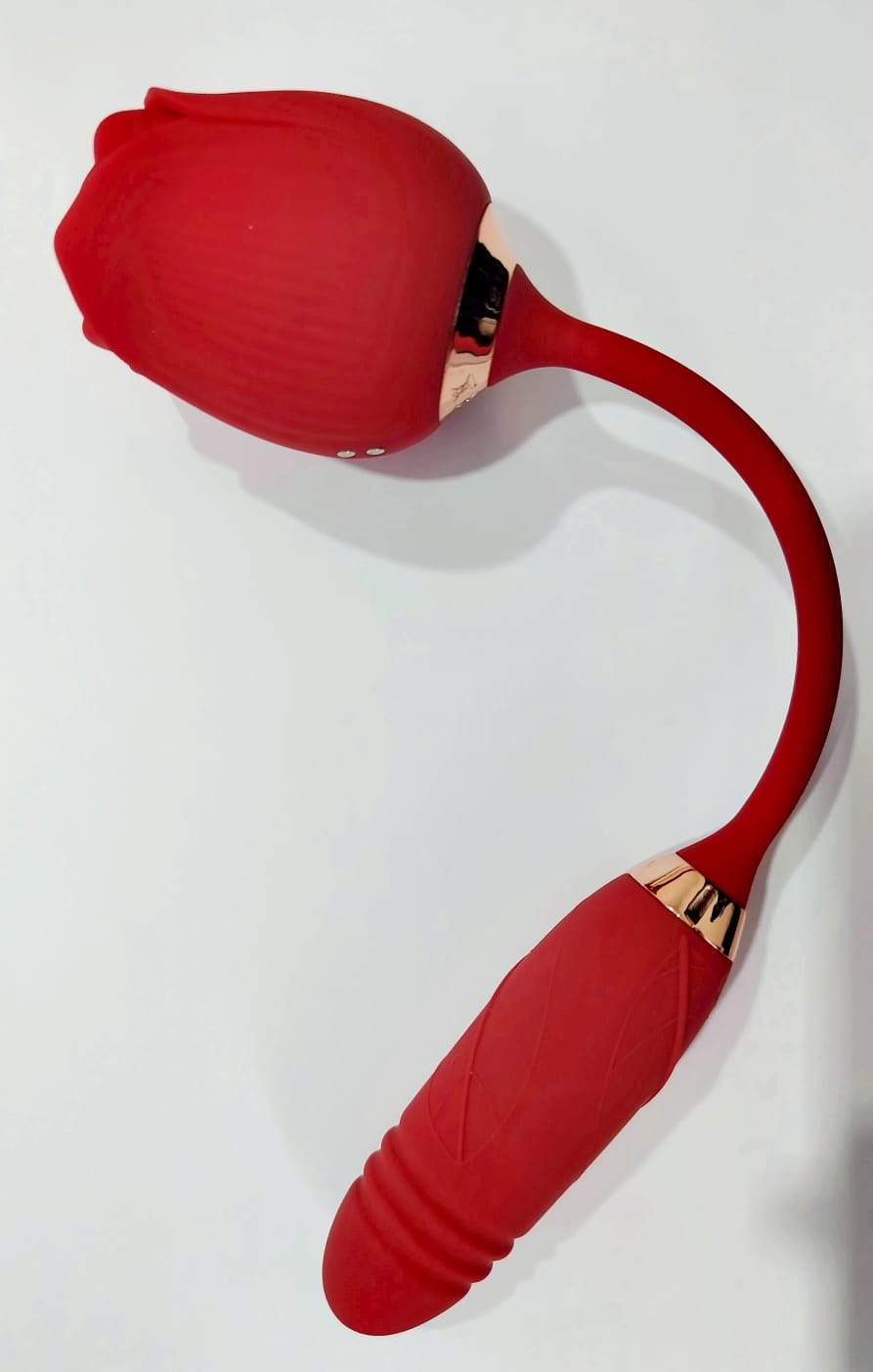 Vibrador estilo rosa doble